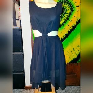 Forever 21 cut-out high-low dress